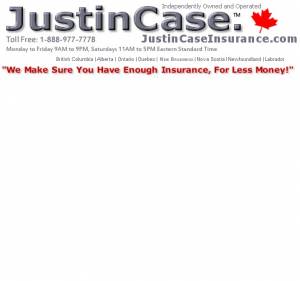 JustinCase - JustinCaseInsurance.com